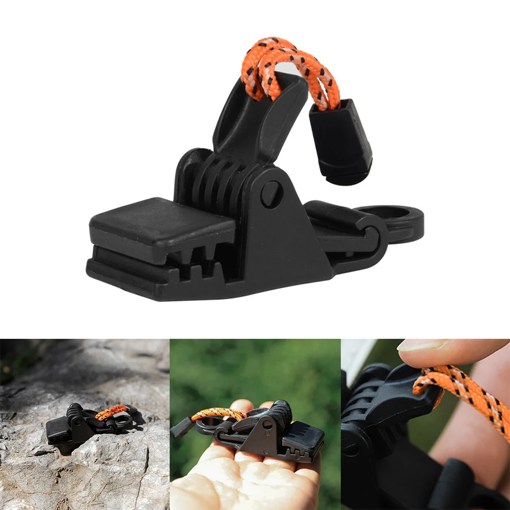 

Practical Quality Tent Clamp Strong Grip Tarpaulin Tent Wind Rope Awning Camping Fixed Canopy New Crocodile Tabernacle Clamp