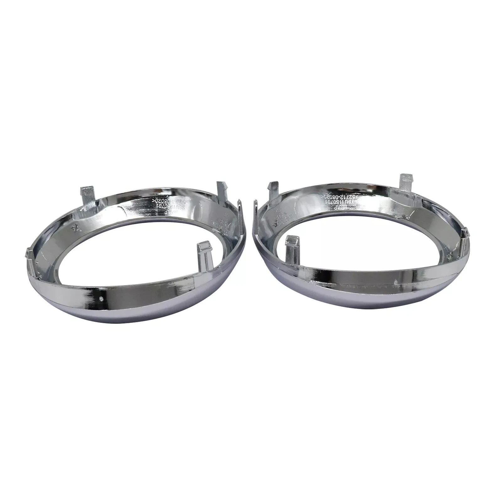 Imagem -03 - Chrome Guarnição Anéis para Carro Luz de Nevoeiro Lâmpada Bisel Capa Auto Acessórios Substituição para Toyota Sienna se 20112023 5271308020 Par