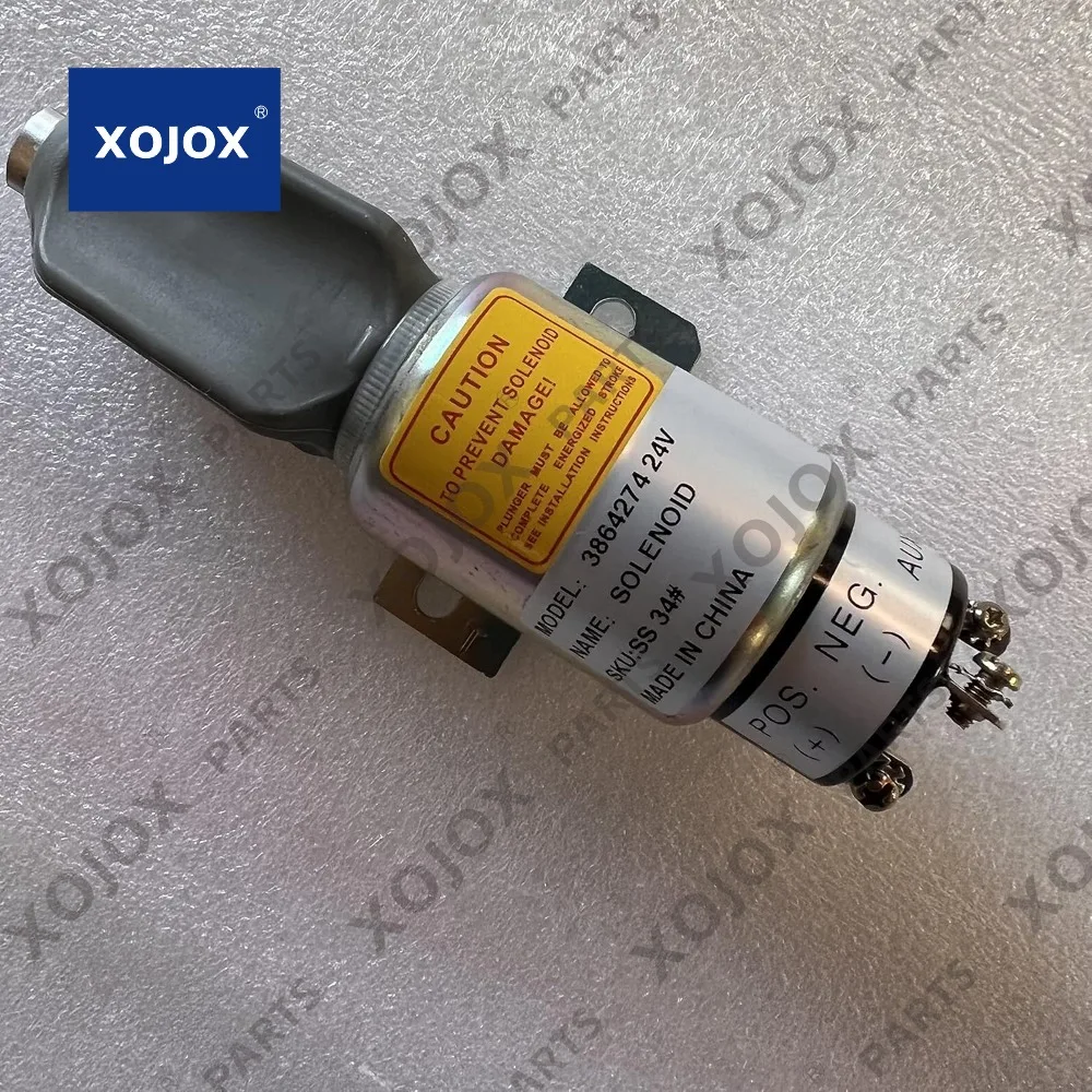 

XOJOX SS 34 # 3864274 1751-2467UIBIS5A-24V Соленоид остановки, соленоид отключения, для Cat E320, E200B