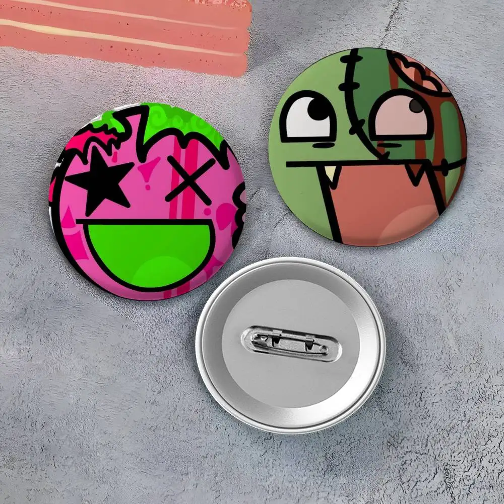 رواية الإبداعية ملحمة الوجه شارات مستديرة رائعة شارة دبابيس الإبداعية للملابس قبعة ظهره هدية الملحقات #2