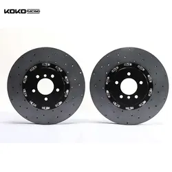 KOKO Racing Carbon Ceramic Brake Disc Competition Car 330mm -410mm Customize Brakes Disc and Rotors