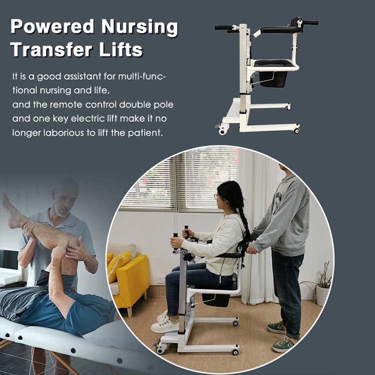 new 3 in 1 medical electric patient disabled lift transfer transfer chair to bed