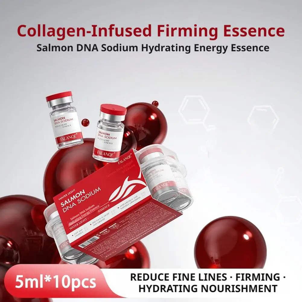 5ml*10pcs Sodium Water Light Kinetic Energy Essence Moisturizing And Moisturizing Ampoule Second Throwing Essence