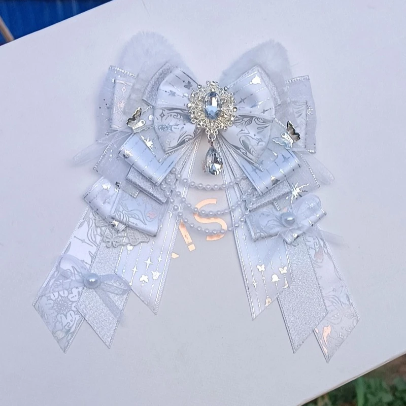 

Поддержка Idol, палка для концерта, горный хрусталь, белая подвеска в виде бабочки, сделай сам, головные уборы, рубашка, платье, галстук, аксессуары