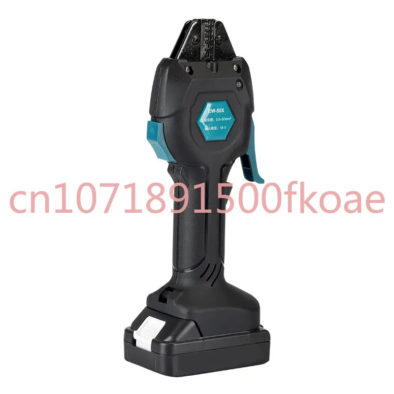 18V Electric Crimping Tool Terminal Pre-insulated Tube Type Bare Terminal Crimping Portable Tool Rechargeable Crimping 16KN