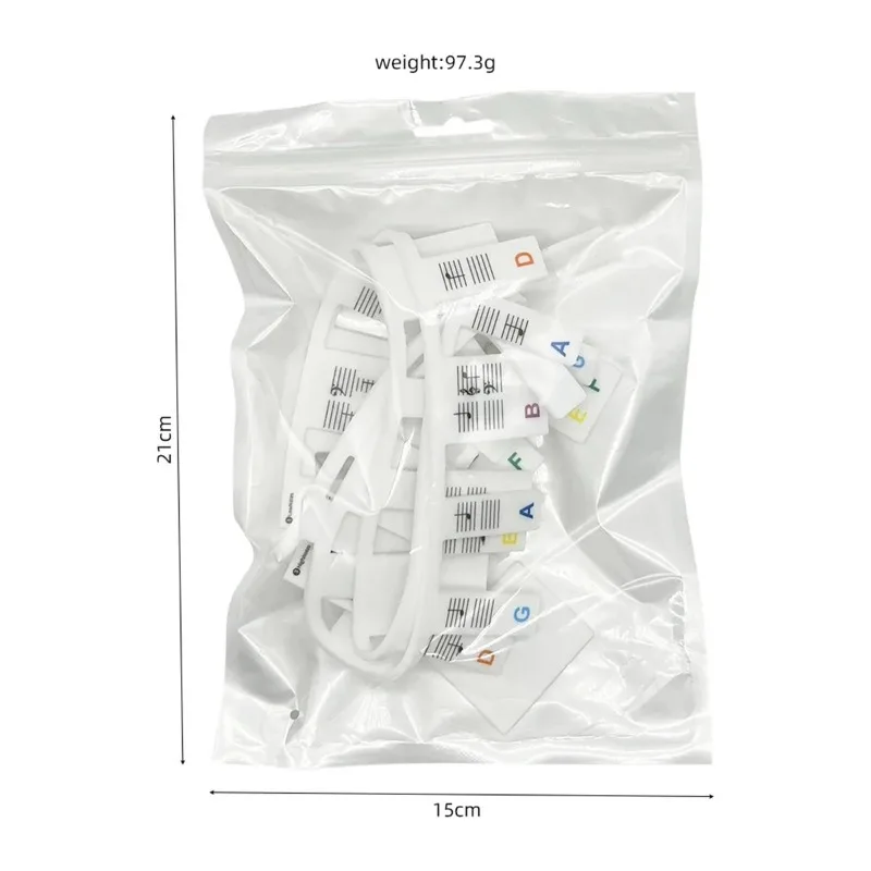 Miwayer Piano Keyboard Stickers for 88/61 Key Removable Piano Keyboard Note Labels for Learning Piano Notes Guide for Beginner - Image 3