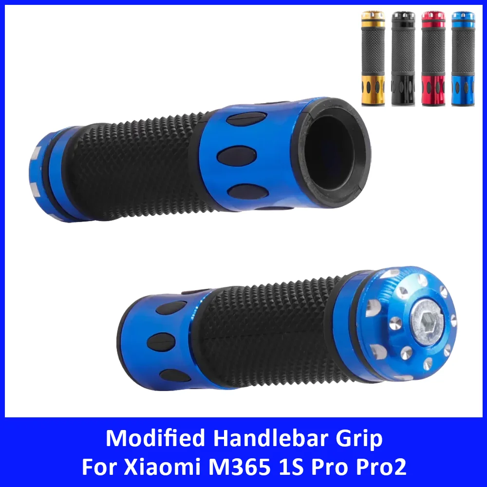 

Non-Slip Aluminum Rubber Handlebar Grip for Xiaomi M365 1S Pro Pro2 Electric Scooter Modified Handle Cover Parts Replacement