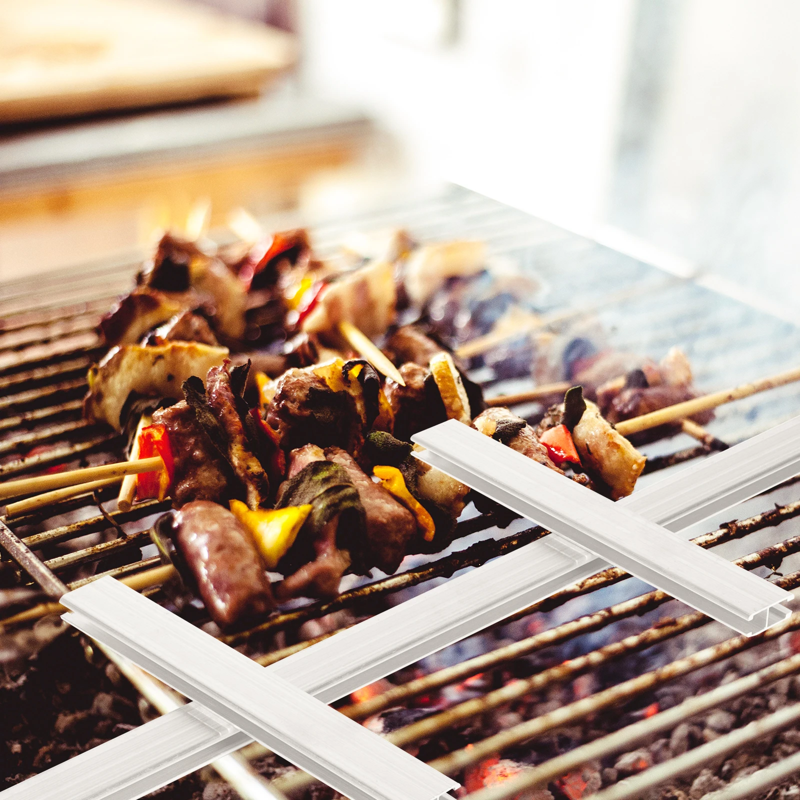 

Aluminium Alloy Suckling Pig Support Frame BBQ Tools Roasted Pig Grill Holder Bracket Healthy Outdoor Picnic Barbecue Smooth