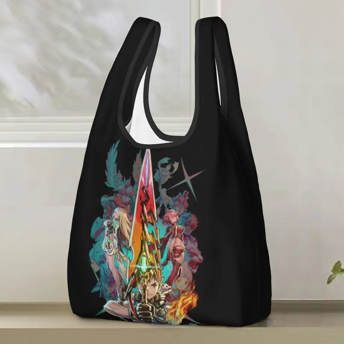 xenoblade-chronicles-2-bolsa-de-compras-portatil-sacola-de-ombro-reutilizavel-bolsa-de-compras-bolsa-de-compras