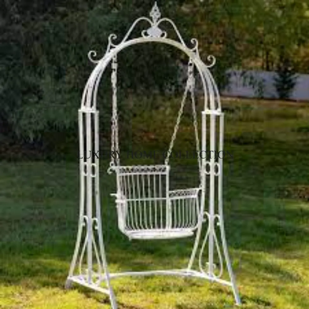 

Heavy-duty Garden Metal Swings with Reliable Structure and Elegant Craftsmanship for Stylish Outdoor Seating