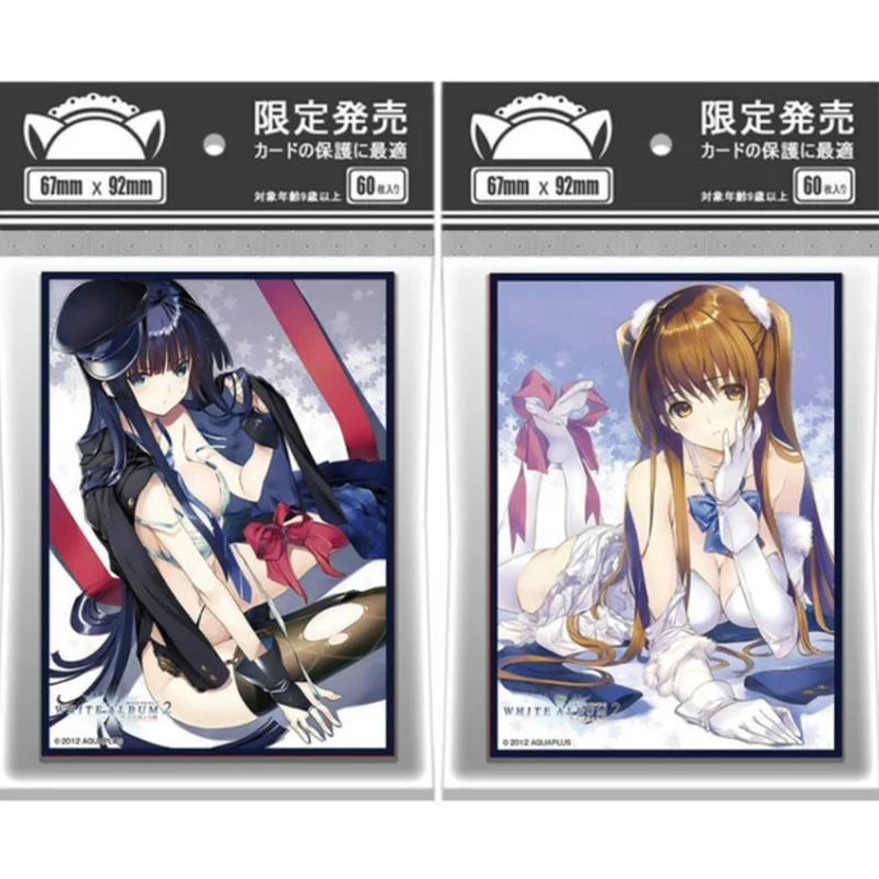 

60 шт./компл. БЕЛЫЙ ALBUM 2 Ogiso Setsuna Touma Kazusa рукав для карт PTCG аниме игра коллекция защитный чехол для карт подарок 67*92 мм