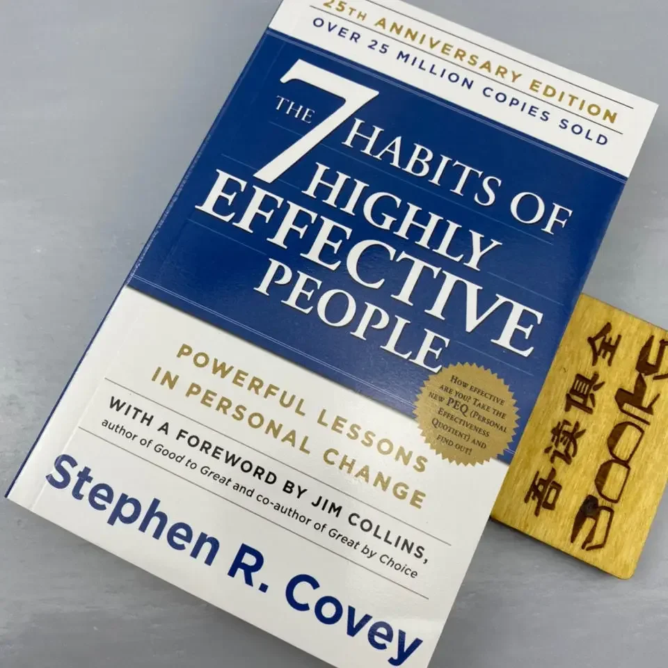 The 7 Habits of Highly Effective People By Stephen R. Covey in English Original Professional Management Reading Book