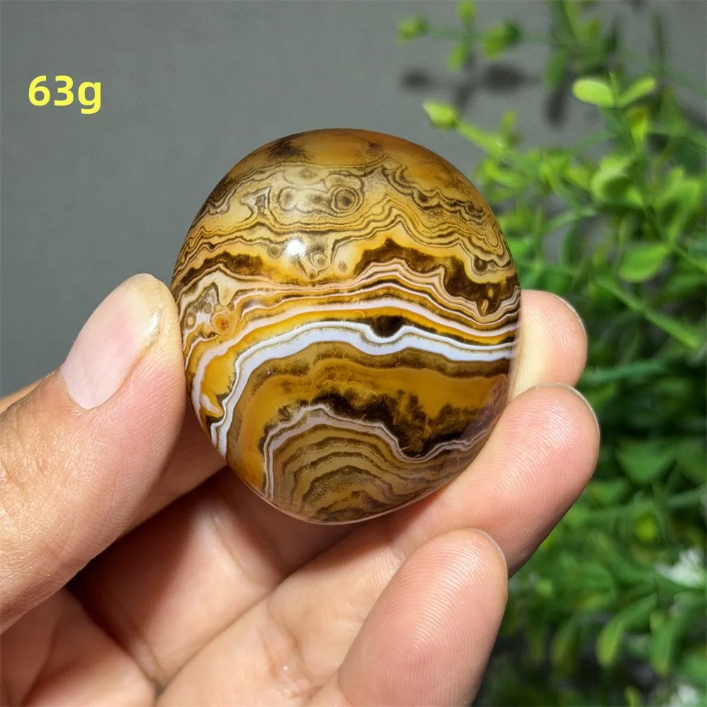 Natural Stone Carnelian Agate Palm Stone Small Crystal Healing Crystal Plaything Reiki Therapy Gemstone Collectible Rock
