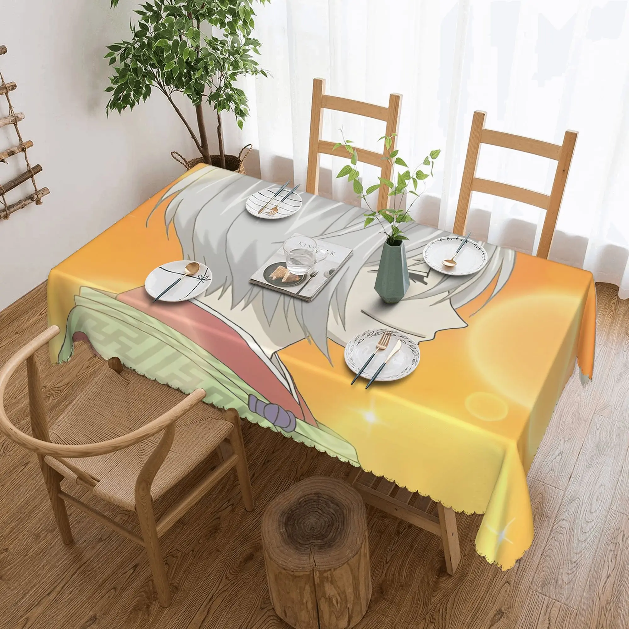 

Custom Anime Kamisama Kiss Nanami Tomoe Rectangular Tablecloth Waterproof Table Cover for Festival Party Decorations Table Cloth