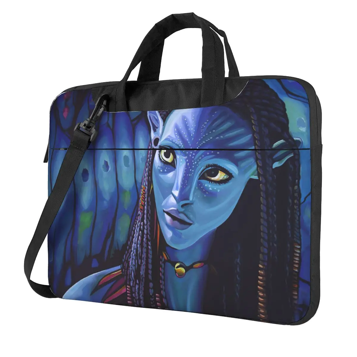 

Zoe Saldana As Neytiri In Avatar Laptop Bag Case Protective Vintage Computer Bag Bicycle Crossbody Laptop Pouch