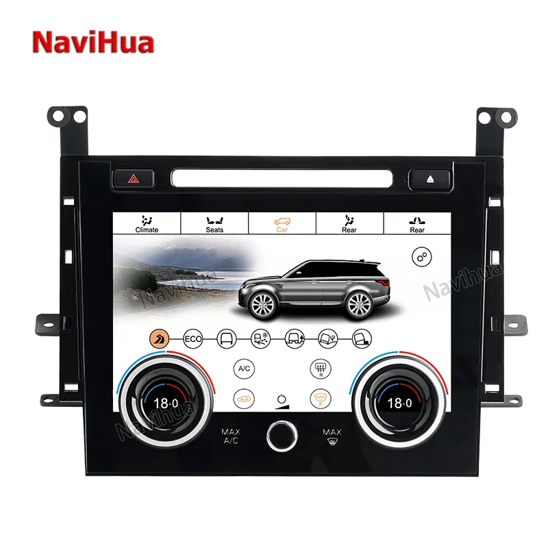 NaviHua AC Conditioning Panel Switch Digital LCD Touch Screen Air Panel for Land Rover Range Rover Sport L494 2013 - 2017 10inch