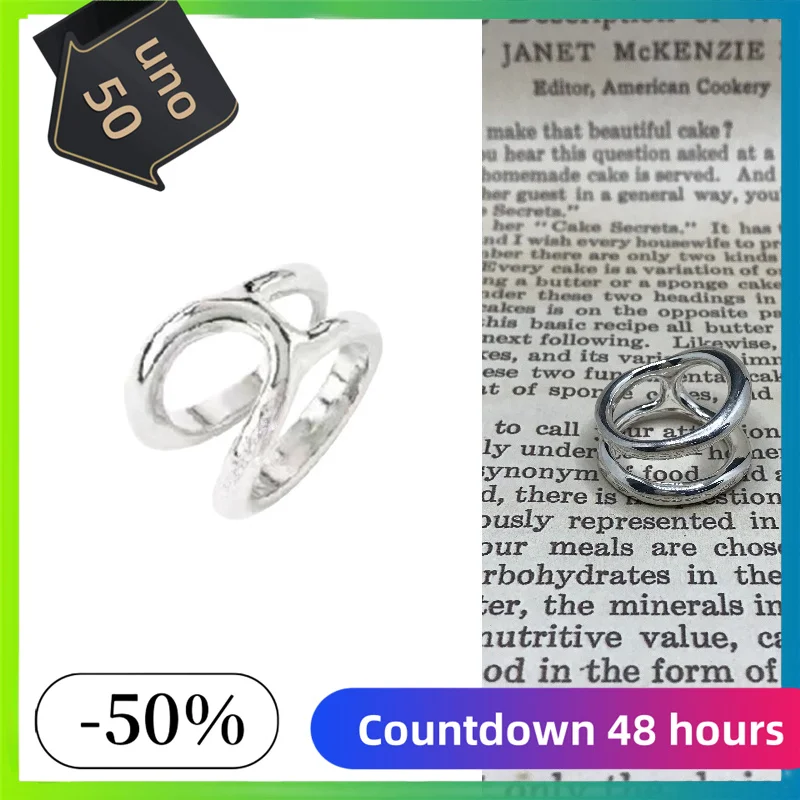 2024 Selling Exquisite High Quality UNO DE 50 Fashion Classic 925 Ring Jewelry Romantic Holiday Gift