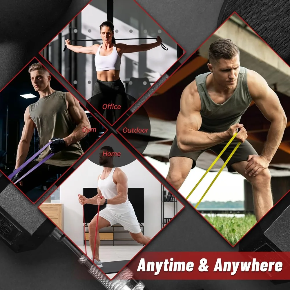 Pull Up Assistance Bands, 5-Level Resistance Bands for Working Out, Pull Up Bands for Men & Women, Exercise Bands for Full-Body - view 5