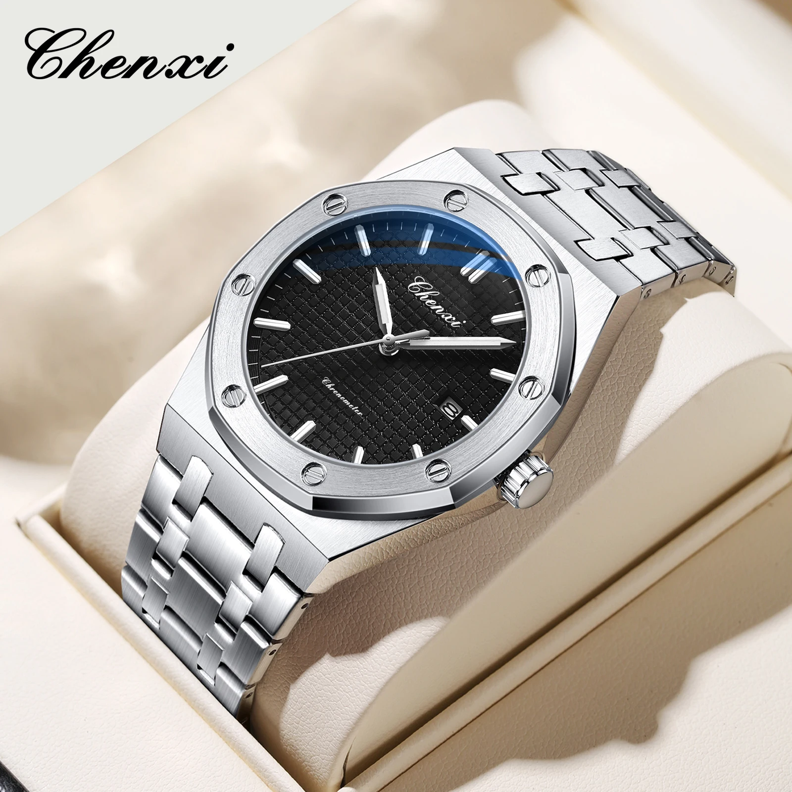 2PCS Couple Watches Set Luxury Fashion Date Quartz High Quality Waterproof Watch For Man and Woman Valentine's Day gifts