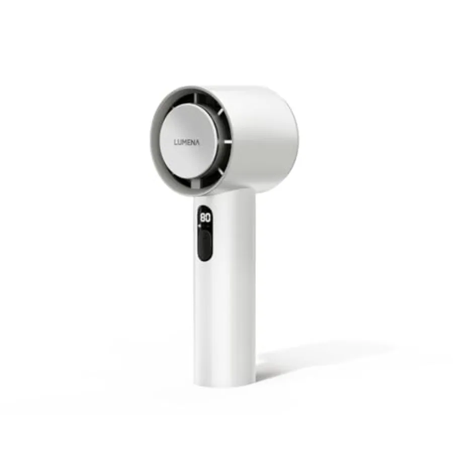

Fan Jet Ultra - Turbo Handheld Fan with Peltier Ice Cooling System USB Type C Rechargeable, 10100 Speed Settings, 14, 000 RPM,