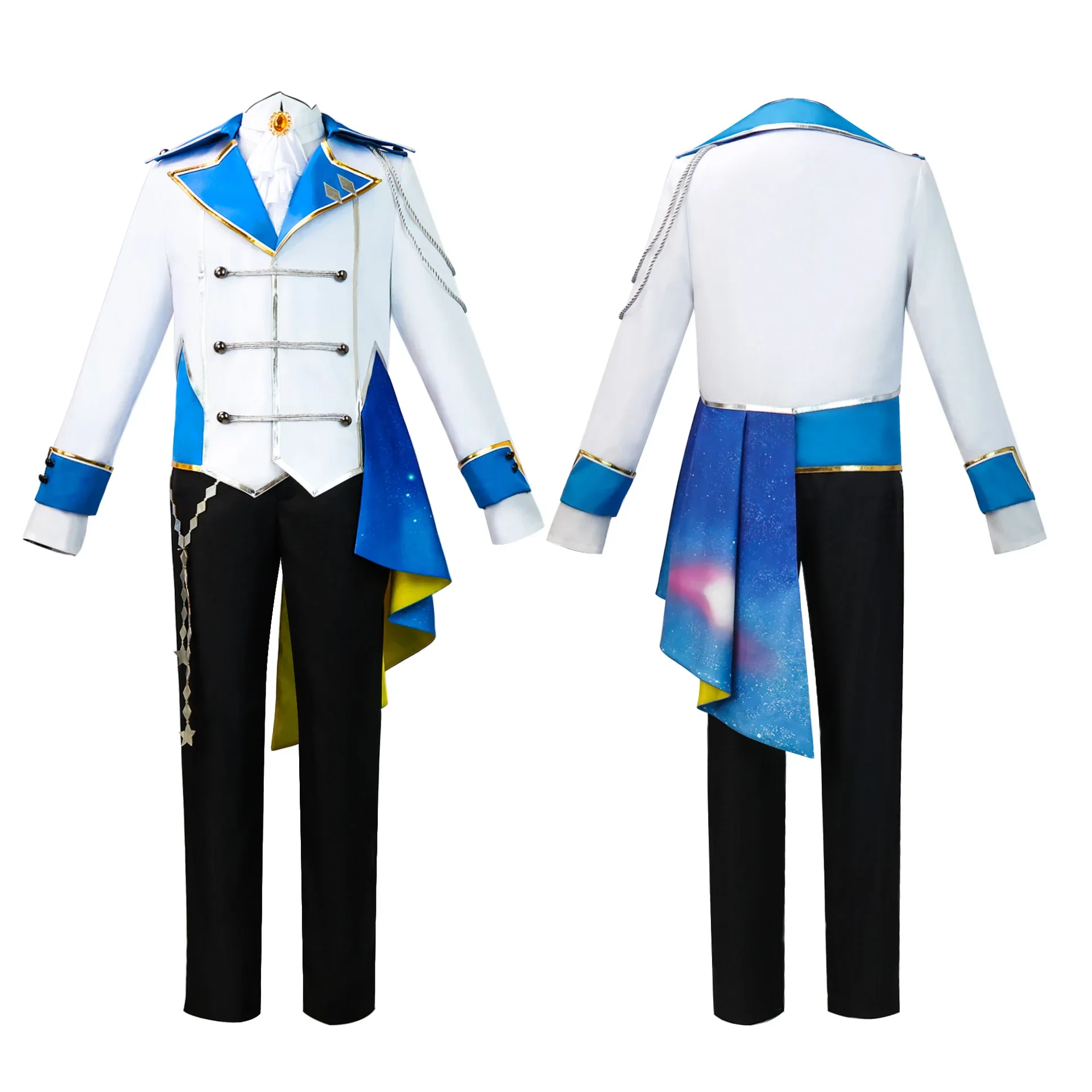 Progetto anime Sekai Palcoscenico colorato! Tenma Tsukasa Costume Cosplay Adulto Unisex Abito uniforme da palcoscenico Vestito di Halloween