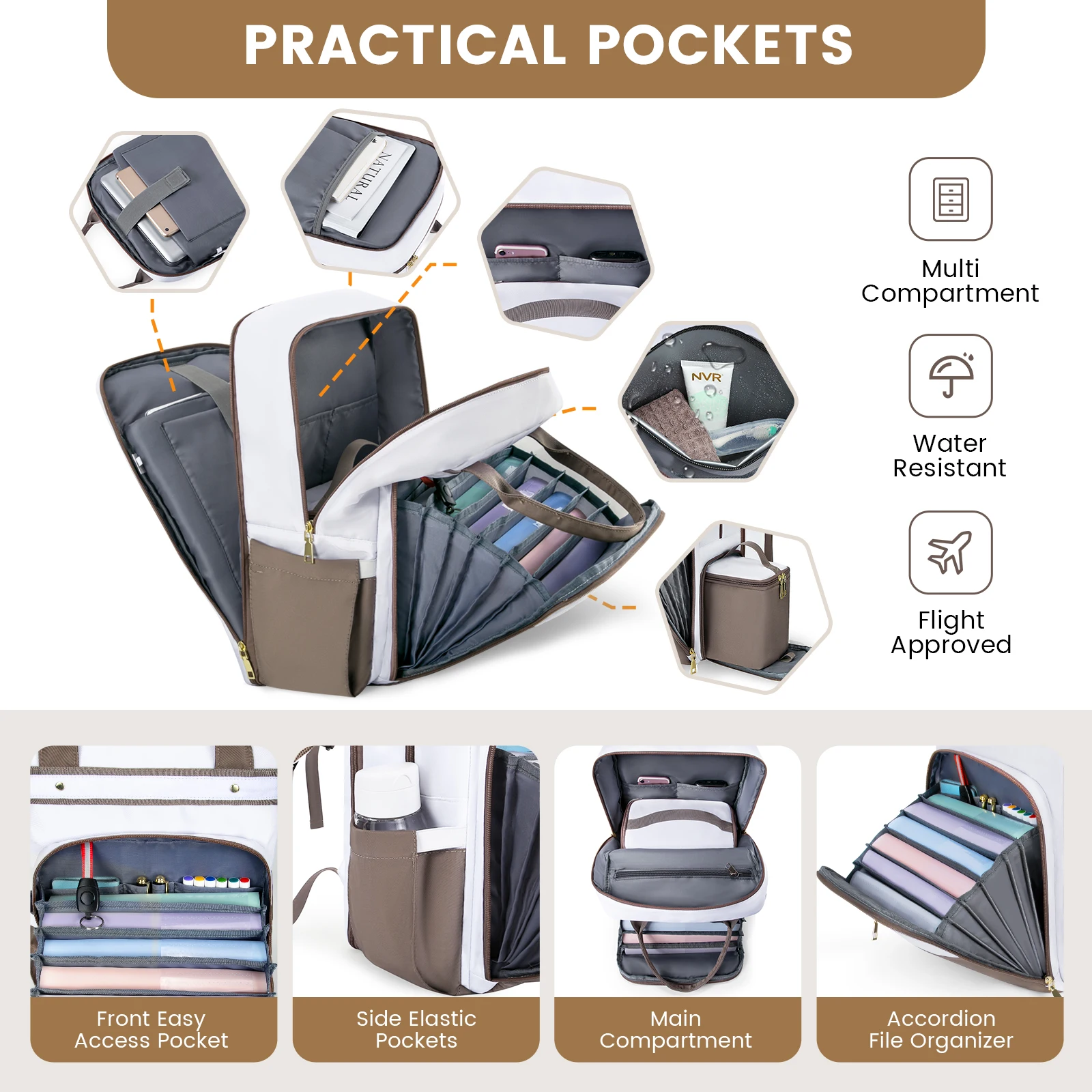 Teacher Backpack with Lunch ba - огляд і ціна Laptop Backpack 15.6