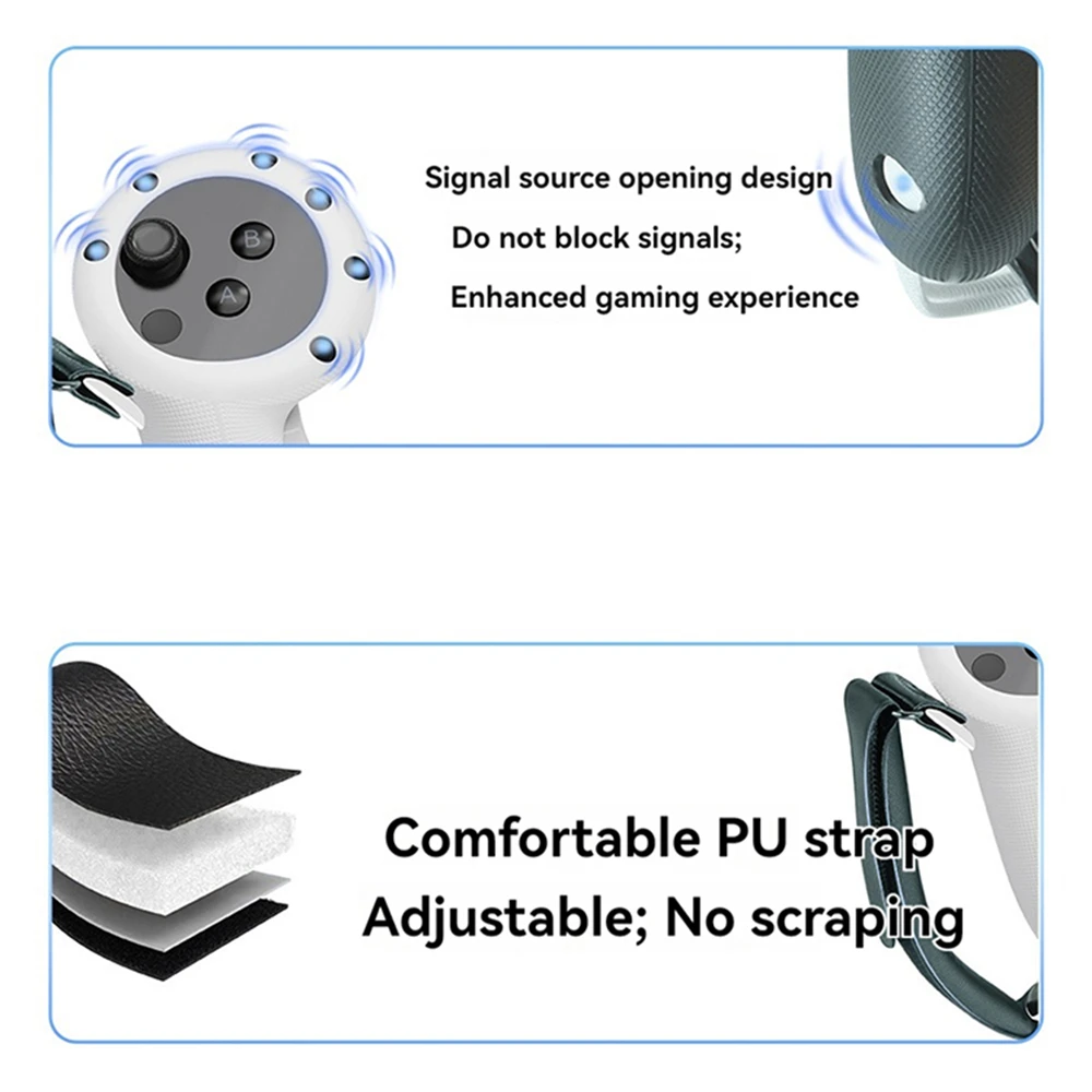 Новая сумка для хранения в полоску + чехол для глаз + затенение носоупора + ВР-ручка + Крышка для объектива + ткань для Meta quest 3 набор аксессуаров