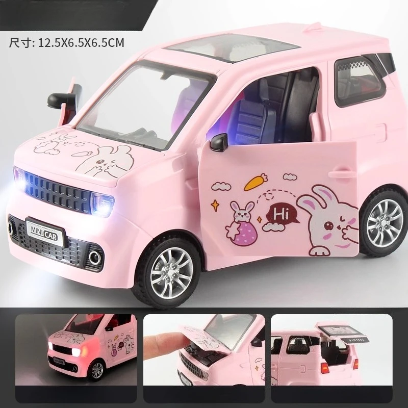 1/32シミュレーション六ドア/アルファード/モデル玩具車慣性音、光、音楽MPV高級ビジネスカー男の子/装飾品