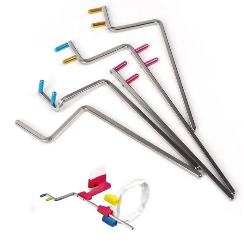 1Pcs Dental Sensor Positioning Indicator Intra Oral Film Positioning System Holder Arm Colorful Aiming Rings Radiography Aid