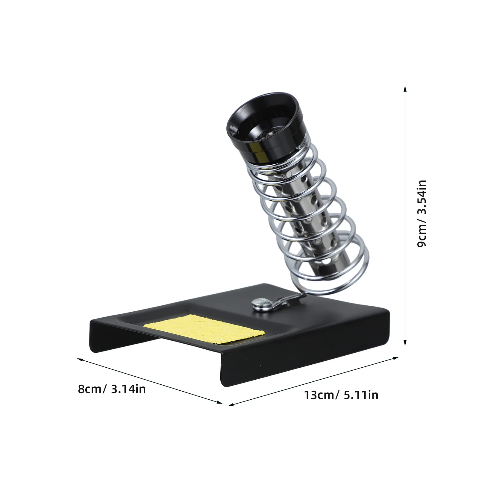 حامل حديد لحام حامل معدني قاعدة ثابتة شديدة التحمل لمحطة اللحام ورشة عمل المكتب أداة كهربائية احترافية