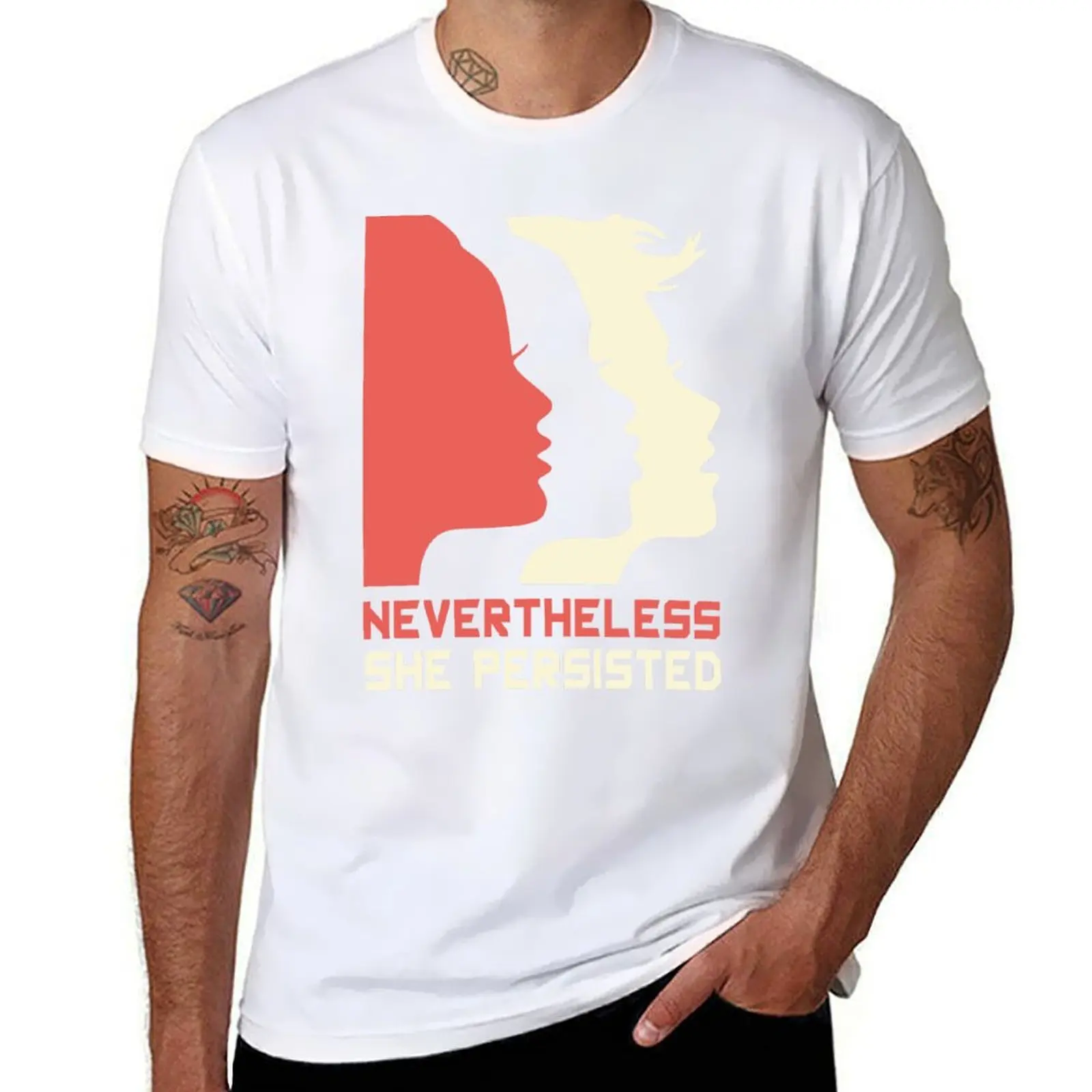 

Official Nevertheless She Persisted Tee T-Shirt anime t shirts for man t shirts with prints T-Shirt