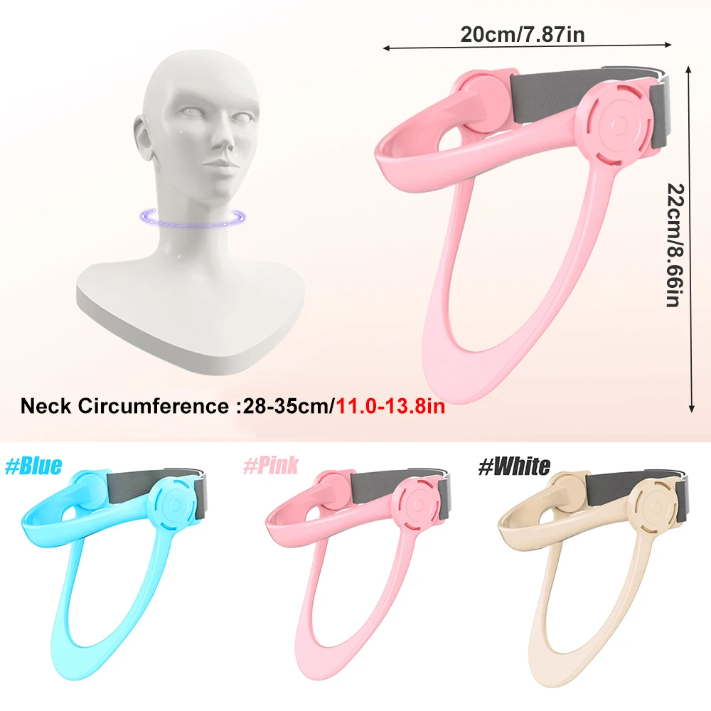 دعامة رقبة قابلة للتعديل لتخفيف الآلام - طوق جر عنق الرحم لوضعية الرأس الأمامية والاستخدام المنزلي (3 ألوان) #4