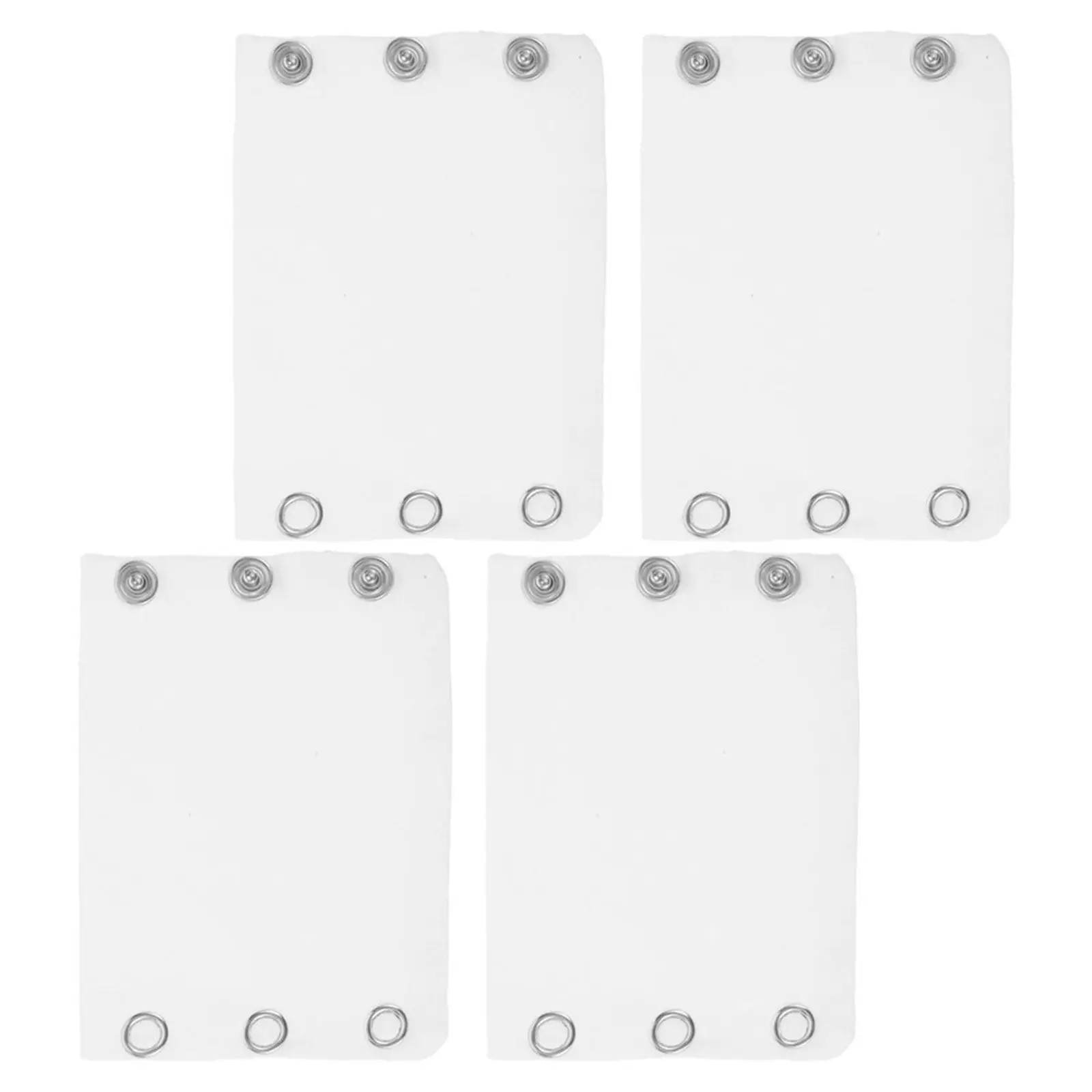 

4Pcs Baby Bodysuit Extender Soft Double Layer Snap Button Extension Infant Toddler Onesie Jumpsuit Extenders Body Suit Extenders
