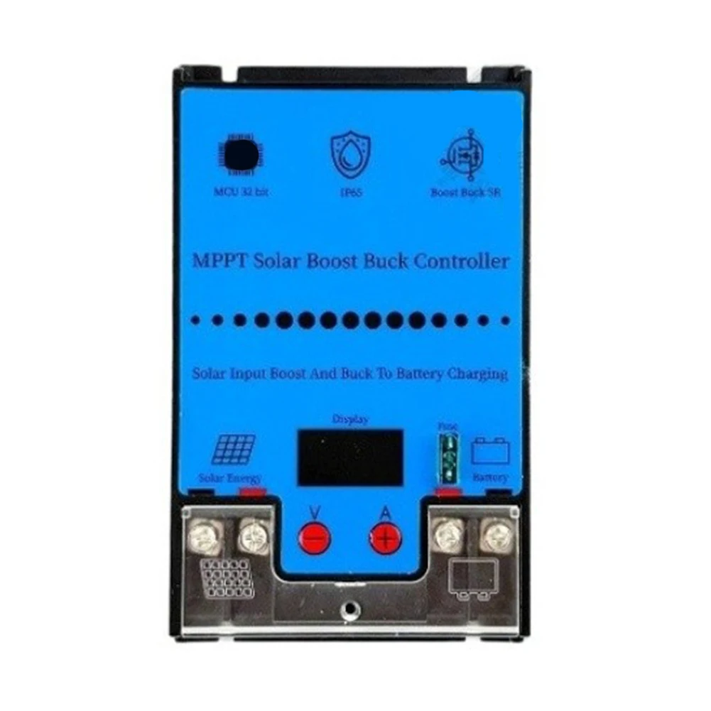 500W Solar Charge Controller 12V-80V To 12V-88V Step Up Down Voltage Regulator With LCD Display For Lithium Acid Batte
