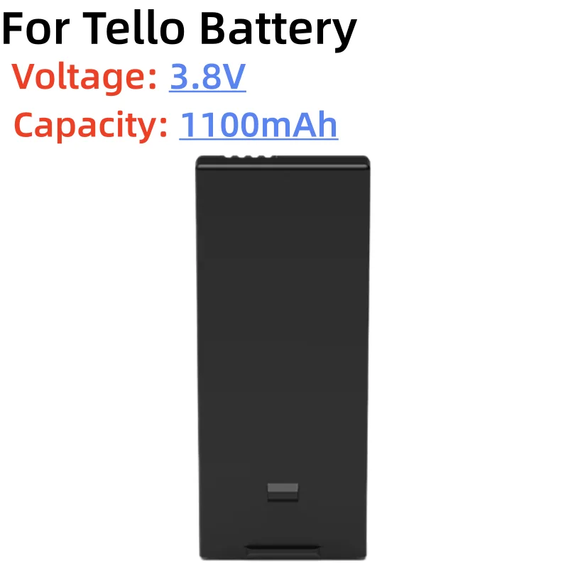 100% New for DJI Tello Intelligent Flight Drone  Battery 3.8V 1100mAh Rechargeable Battery Accessories Replacement Part