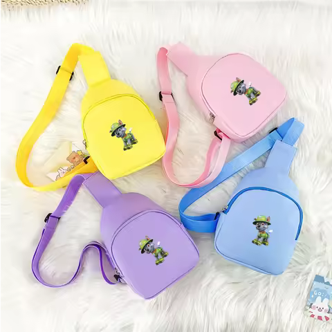 Cute Skye Paw Patrol Bag for Toddlers Adjustable Crossbody Chest Pack Gift Idea