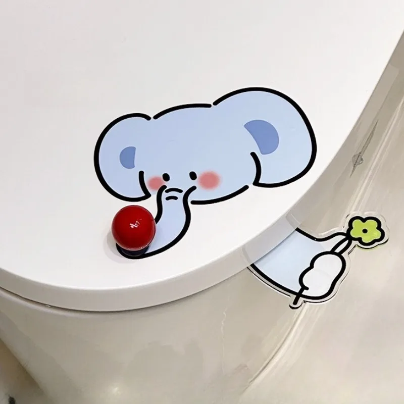 Cute Little Pig Toilet Seat Lift, Handheld Bathroom Seat Cover Opener, Creative Decorative Accessories