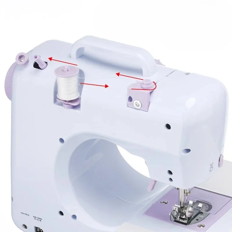 

Sewing machine household small, electric household thick miniature multi-functional tailor
