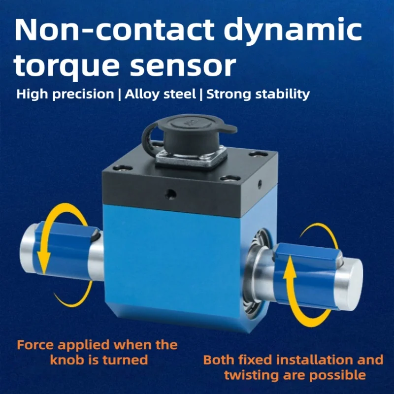 0-10 N.m Dynamic Torque Sensor High Precision Dynamic Torque Transducer of Rotation for Measuring Motor Test Bench Performance