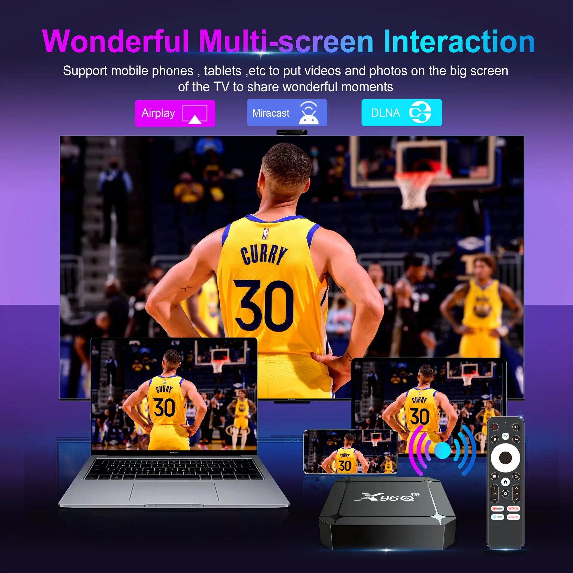 X96Q RK3518 Android 14.0 TV Box نمط جديد BT5.0 Wifi6 دعم مشغل الوسائط يوتيوب Google Voice Assistant 4K Smart Box