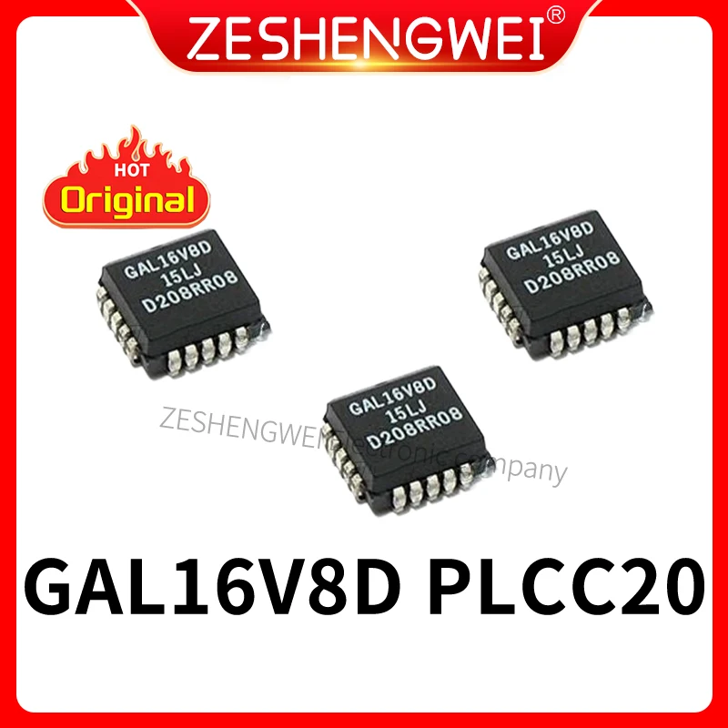1PCS GAL16V8D-25QJN GAL16V8D PLCC20 Integrated IC Chip New Original IN STOCK