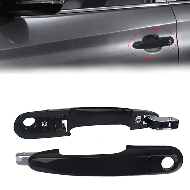 1 pcs esquerda e direita para hyundai tucson 2004-2019 83660-2e000 carro externo lidar com tigela maçaneta da porta externa ourside maçaneta da porta