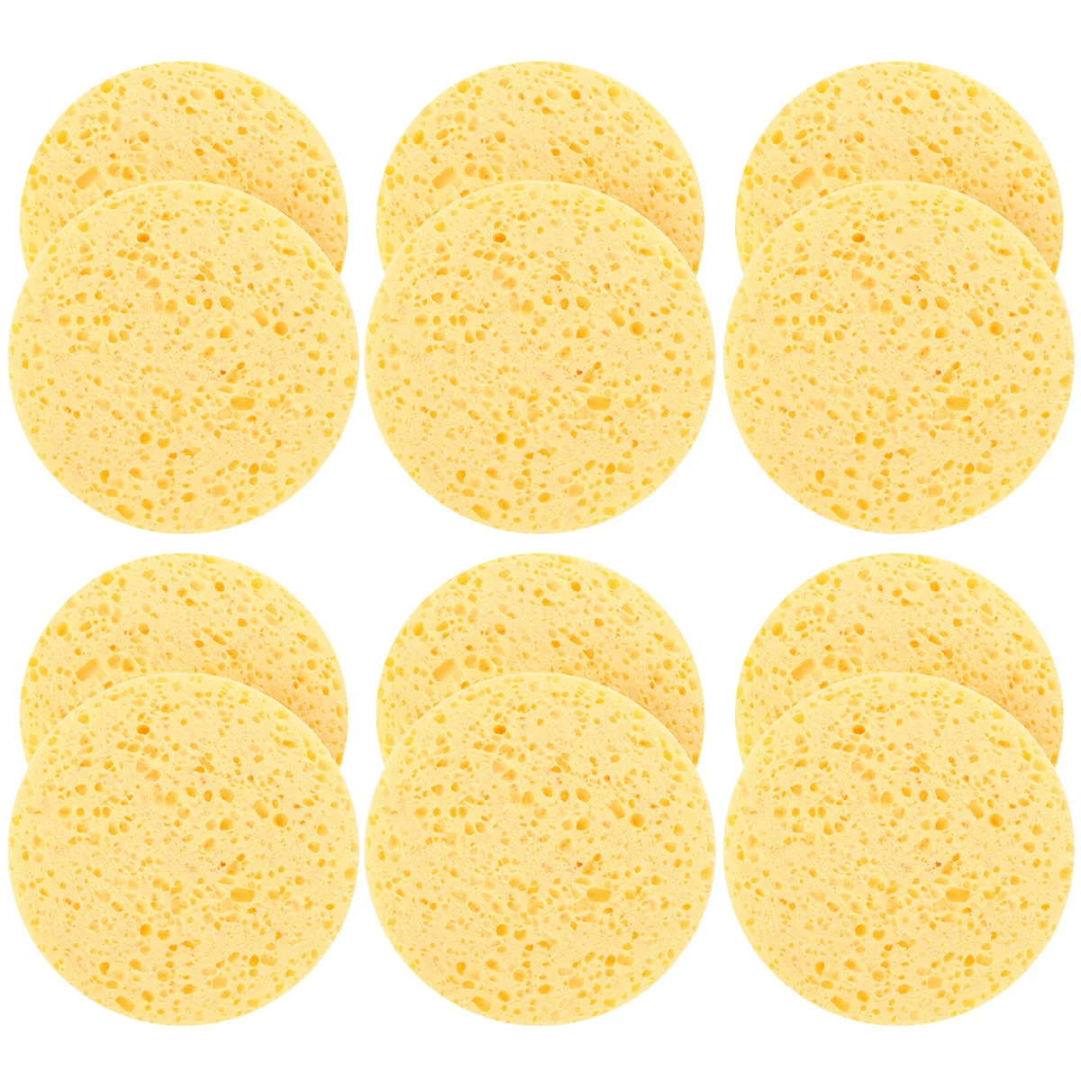 

40 шт., натуральная сжатая губка для мытья лица, очищающий инструмент для ухода за кожей, для чувствительного удаления макияжа с лица, ежедневного использования