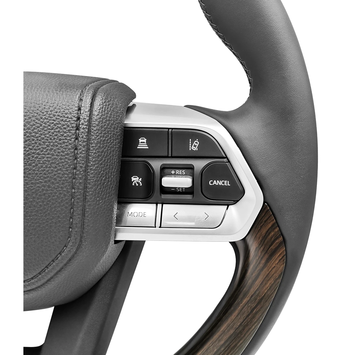 KEDI New Product Steering Wheel Wood+Leather Used For Toyota LC300 2010- 2022 Old Version changed to New Version