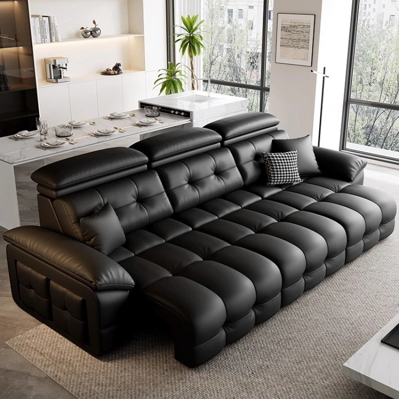 

Minimalist Apartment Sofa Multifonction Black Comfortable Modern Sofa Living Room Lazy Muebles Para El Hogar Home Furniture