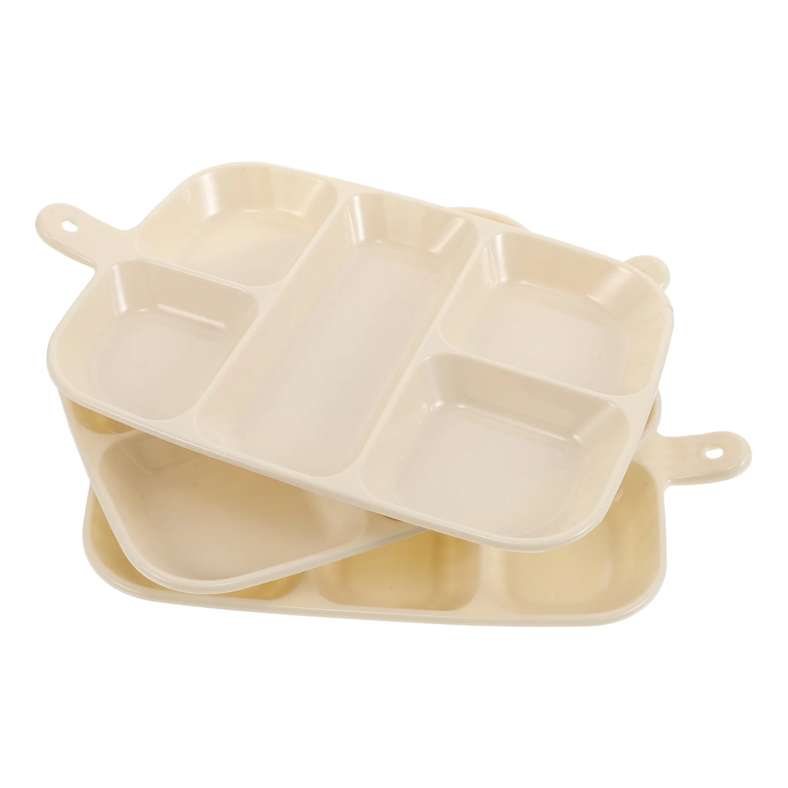 

3Pcs Kitchen Countertop Organizer Divided Serving Platter for Snacks Dry Fruits and Appetizers Stylish Ivory Dry Fruit Tray