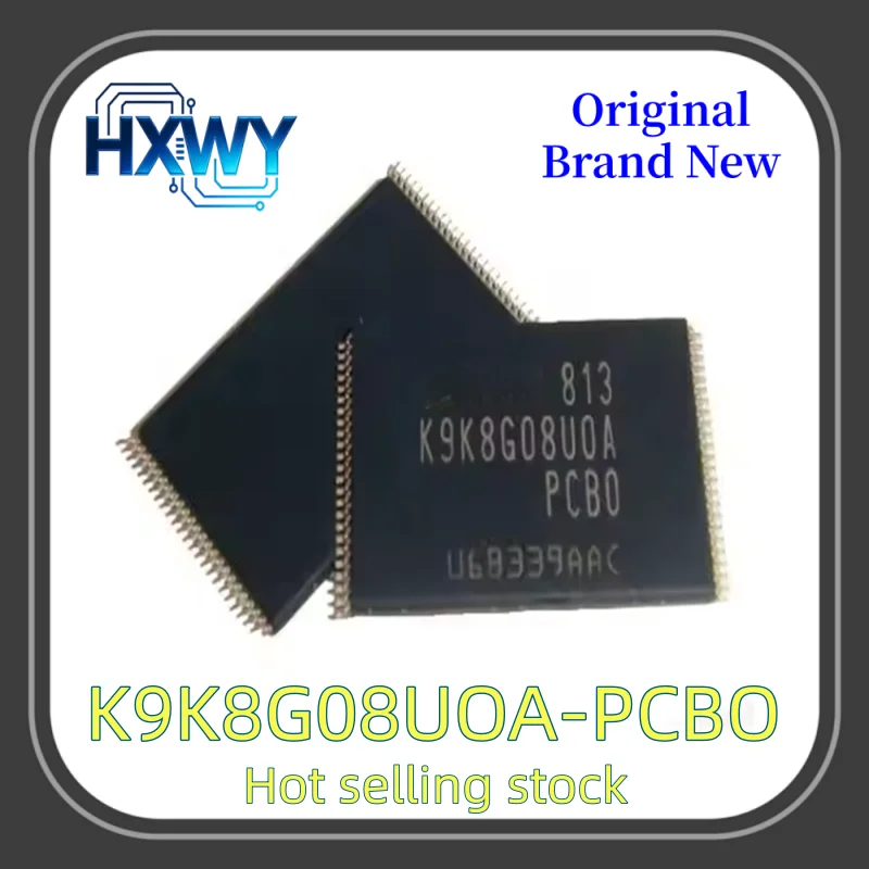 (2/10 Pieces) K9K8G08UOA-PCBO K9K8G08UOA TSOP-48 NAND Flash Memory Factory Wholesale Cheap IC Chip Fast Shipping
