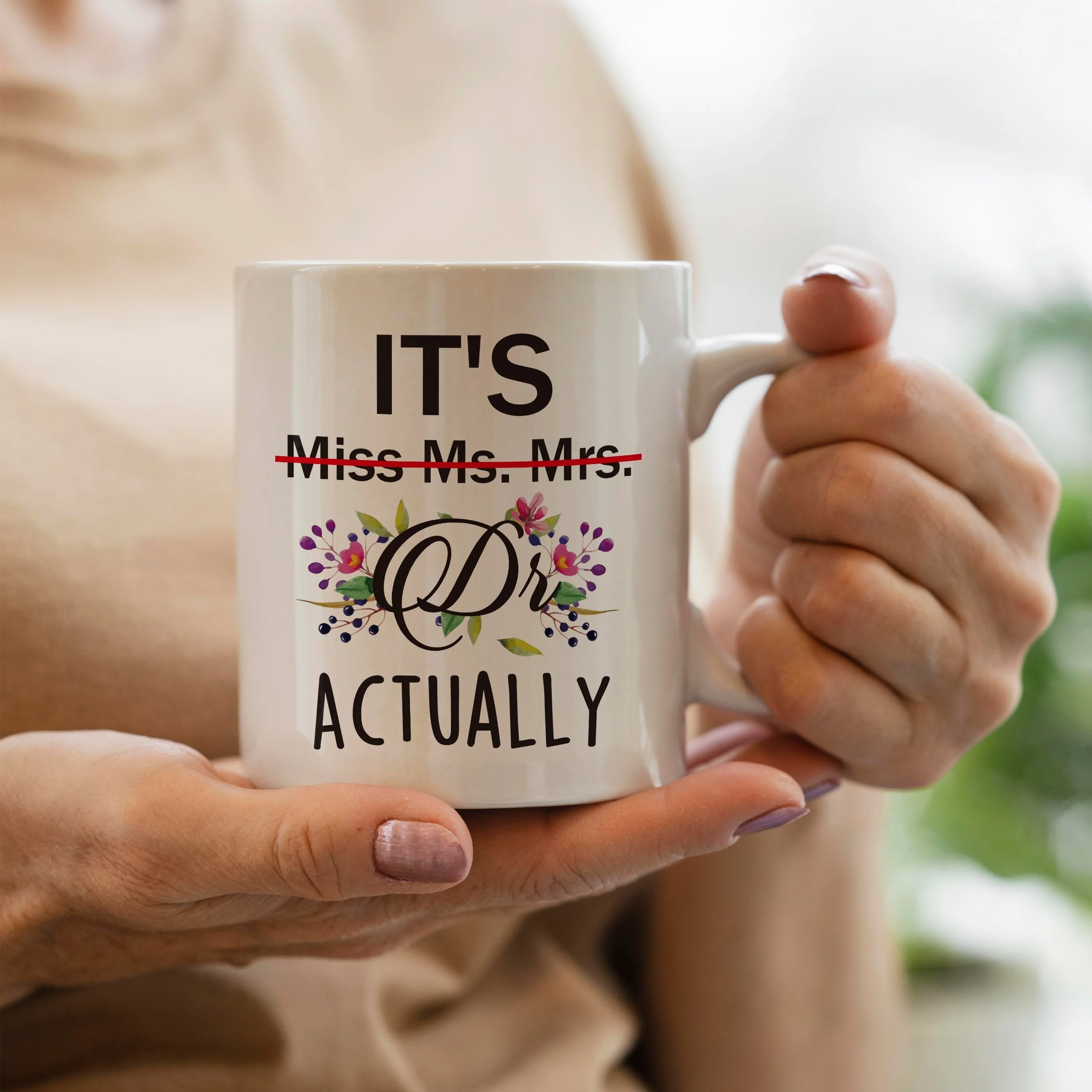 1pc Funny Doctoral Graduation Coffee Mug – 