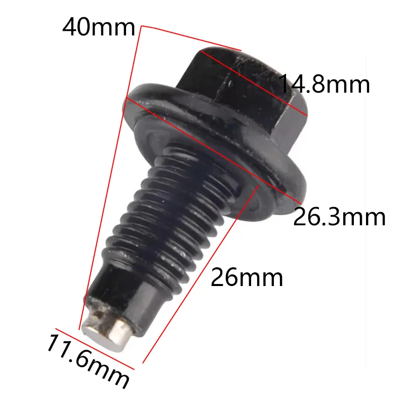 11519933 1PCS R-355 Applicable to Ford Volvo Citroen Dodge Jaguar car magnetic bolt oil pan drain screw bolt 11562588 2261879