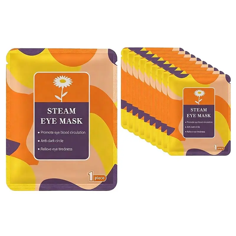 AT43-10-Pack Steam Eye Mask - Self-Heating, Disposable Eye Masks For Dry Eyes, Fatigue Relief, Hot Compress Eye Patch